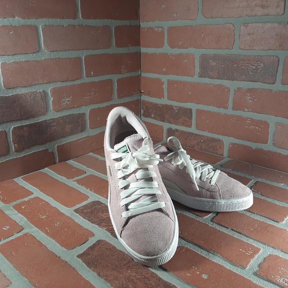 LIGHT "NUDE" PINK PUMA SUEDE - Picture 2 of 8